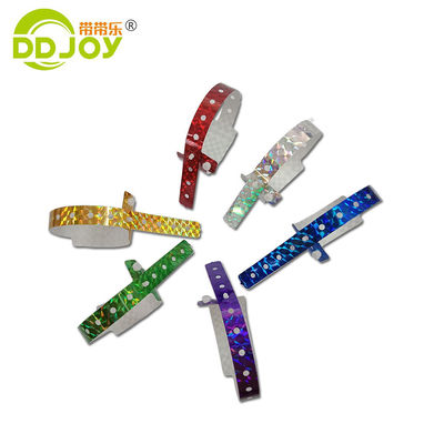 Blaues, maßgeschneidertes holographisches Armband für Festivals und Konzerte 250*25mm/250*16mm Größe