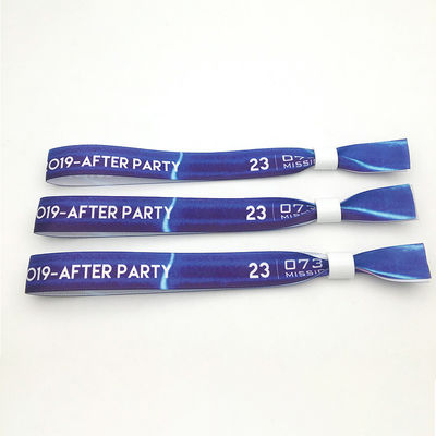 Custom Logo RFID Armbänder Satin Stoff für Veranstaltungen und Festivals Ziel Endbenutzer