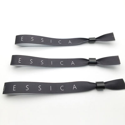 Custom Logo RFID Armbänder Satin Stoff für Veranstaltungen und Festivals Ziel Endbenutzer