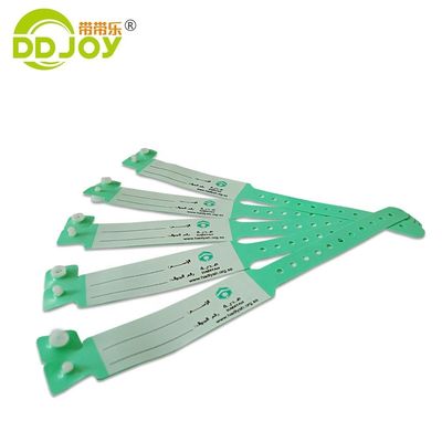 Bequeme PVC-Identifizierung Einweg-Medizinisches Armband zum Jahrestag