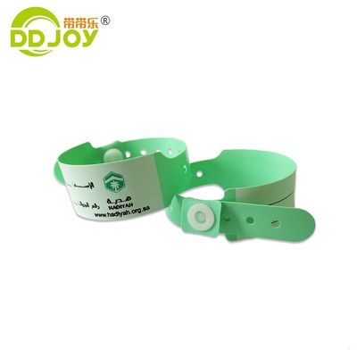 Bequeme PVC-Identifizierung Einweg-Medizinisches Armband zum Jahrestag