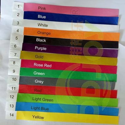 Tyvek-Papier-Armband für die Feiertagsdekoration in verschiedenen Farben und Designs im Großhandel