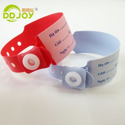 Zeichentrickmuster Wasserdichtes Einweg-Medizinisches Plastik-Armband für Krankenhauspatienten