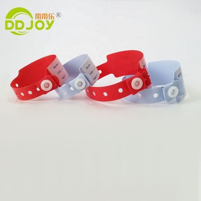 Zeichentrickmuster Wasserdichtes Einweg-Medizinisches Plastik-Armband für Krankenhauspatienten