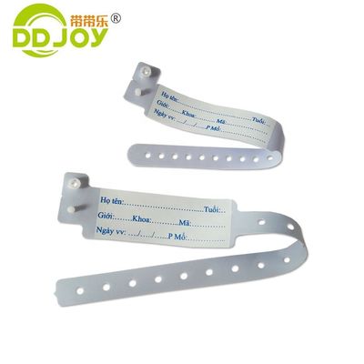 Versandoptionen UPS DHL EMS Fedex TNT Customized Pink PVC Armband für das Krankenhaus