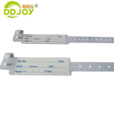 Versandoptionen UPS DHL EMS Fedex TNT Customized Pink PVC Armband für das Krankenhaus