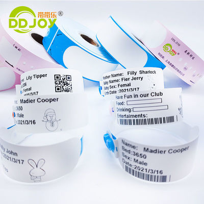 257*32mm thermisch druckbares Armband zur Identifizierung von Krankenhauspatienten
