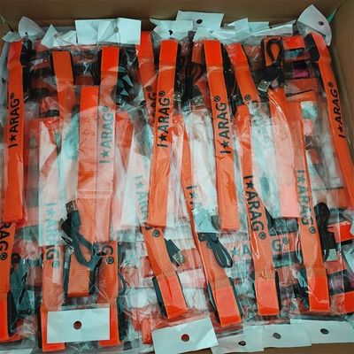 Custom Offset Druck Nylon Blinkende LED-Armbänder Leuchten im Dunkeln für Veranstaltungen Konzerte