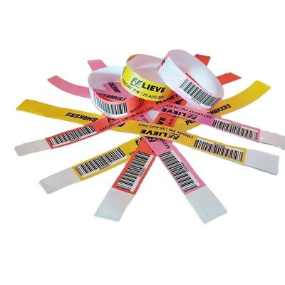 Wasserdichte QR-Code-Armbänder Ideal für Gäste/Verkäufer/Medien/Mitarbeiter/VIP-Tickets
