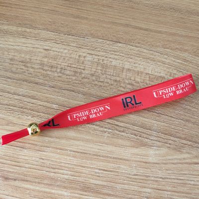 ID-Armband Custom Eco-Friendly Stoff Gewebtes Tuch Armband für Veranstaltungen und Partys