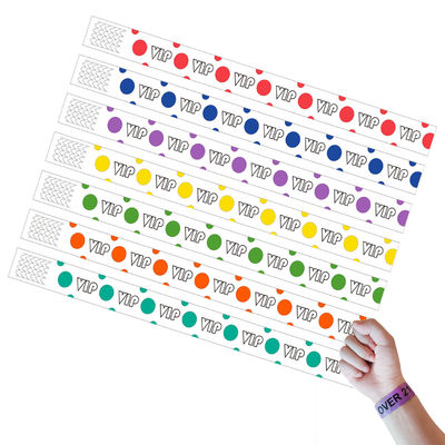 Geschenkgesellschaft Veranstaltungen 100 Stück zählen Papier Armband Einmaliges VIP-Armband mit Logo
