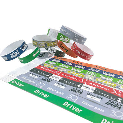 Geschenkgesellschaft Veranstaltungen 100 Stück zählen Papier Armband Einmaliges VIP-Armband mit Logo