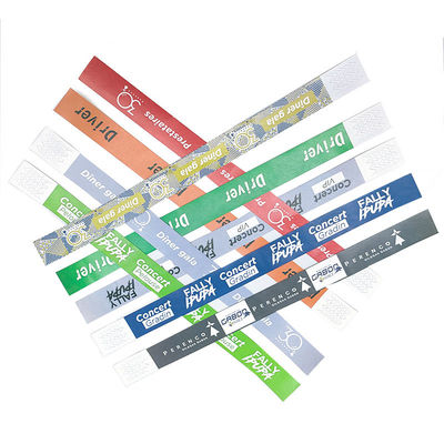 Geschenkgesellschaft Veranstaltungen 100 Stück zählen Papier Armband Einmaliges VIP-Armband mit Logo