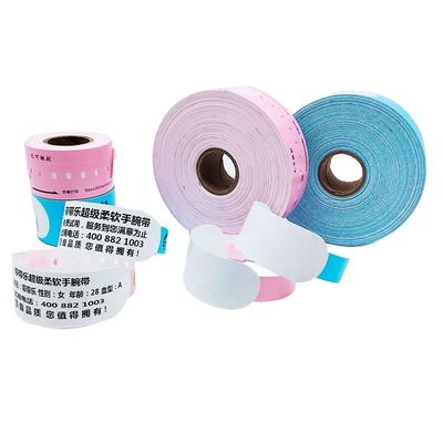 Custom Printed Lock Type Armband Thermisches synthetisches Papier Armband für Erwachsene und Kinder