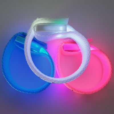 255.16*20mm Custom Printing LED Wristband für Partys und Veranstaltungen