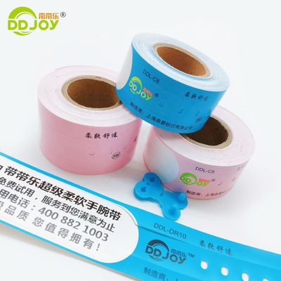 Wasserdichte Thermalpapier-Armbänder Ideal für individuelle ID-Verifizierung und Sicherheit