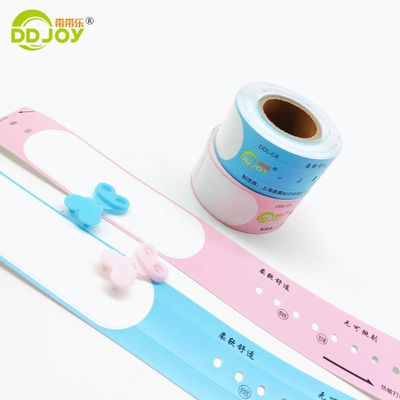 Wasserdichte Thermalpapier-Armbänder Ideal für individuelle ID-Verifizierung und Sicherheit