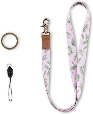 Gewässert Sicherheitsdruck Polyester Hals Lanyards mit Kartenhalter Schlüsselschnur Mobiltelefon