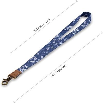 Gewässert Sicherheitsdruck Polyester Hals Lanyards mit Kartenhalter Schlüsselschnur Mobiltelefon