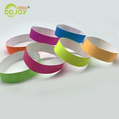 Tyvek Armbänder kundenspezifische Veranstaltungsarmbänder mit starkem Klebstoffschluss