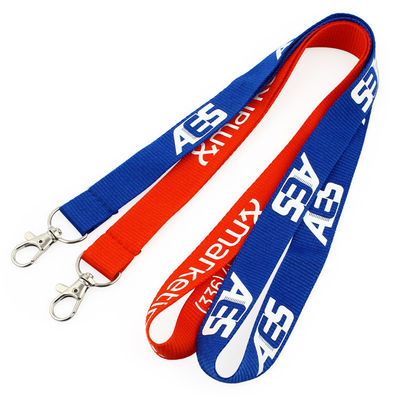 Custom Logo Schlüsselschnur Nackengürtel Schnürsenkel Wärmeübertragung Druck für Büro notwendig