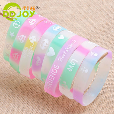 Gewässerdichte Gummi-Armbänder für Veranstaltungen aus Siliziummaterial