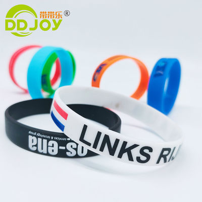 Gewässerdichte Gummi-Armbänder für Veranstaltungen aus Siliziummaterial