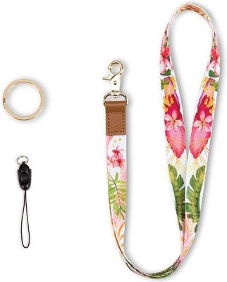 Büro 90 * 15mm Flach Polyester Custom Single Sublimation Lanyards für die Personalisierung