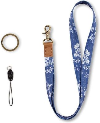 Büro 90 * 15mm Flach Polyester Custom Single Sublimation Lanyards für die Personalisierung