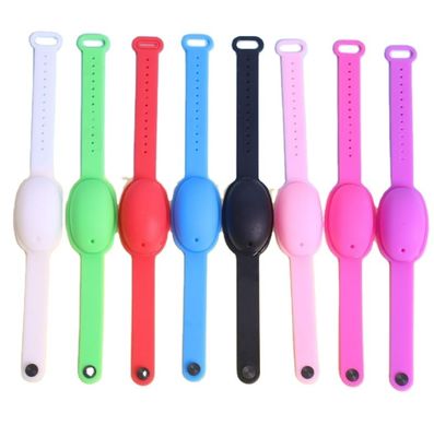 Kinder-Silicone-Portable Flüssig-Handdesinfektionsmittel-Armband-Dispenser GW 0,25 KG/PCS