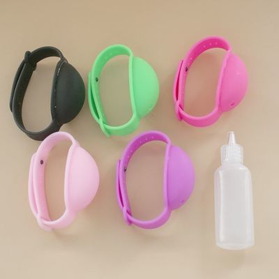 Kinder-Silicone-Portable Flüssig-Handdesinfektionsmittel-Armband-Dispenser GW 0,25 KG/PCS