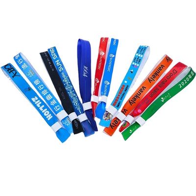 Gewirkte Textilgewebe Armbänder ideal für Veranstaltungen Festivals Parks Partys und Clubs
