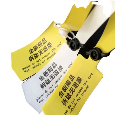 Versatile PVC-Soft-Label-Dichtung Diebstahlschnalle für Einwegschuhen Kleidung und Taschen