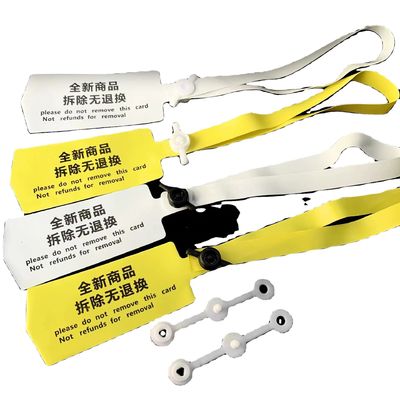 Versatile PVC-Soft-Label-Dichtung Diebstahlschnalle für Einwegschuhen Kleidung und Taschen