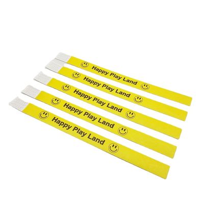 Wasserdichte, sichere Identifikations-Papier-Armbänder für Gastverkäufer