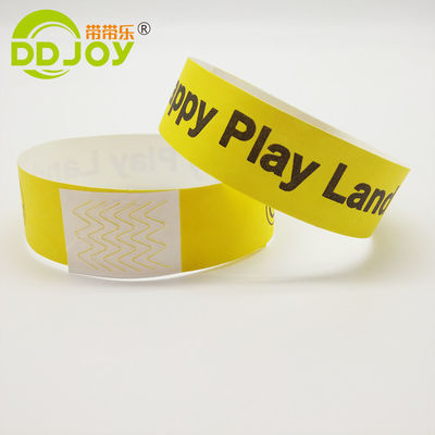Wasserdichte, sichere Identifikations-Papier-Armbänder für Gastverkäufer