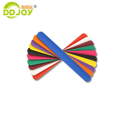 Custom Farbplattierung reflektierende Snap Slap Armband für Kinder breite Farbauswahl