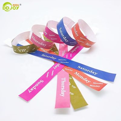 Veranstaltungen/Festival/Park/Party/Club/Meeting Nutzungsszenarien Wasserdichte Papier-Armbänder