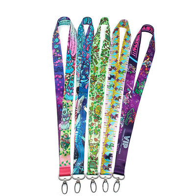 Büro-Must-Have-Sublimation Polyester-Halsseile mit Abtrennungs- und Sicherheitsschnalle