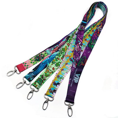 Büro-Must-Have-Sublimation Polyester-Halsseile mit Abtrennungs- und Sicherheitsschnalle