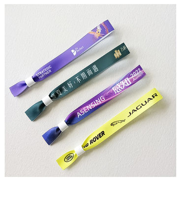 Promotion Dekorieren Geschenke Polyester Stoff RFID Armbänder für Veranstaltung Festival Party