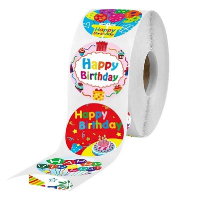 500 Stück Kinder Cartoon Happy Birthday Aufkleber Kleber Aufkleber für Party Dekoration