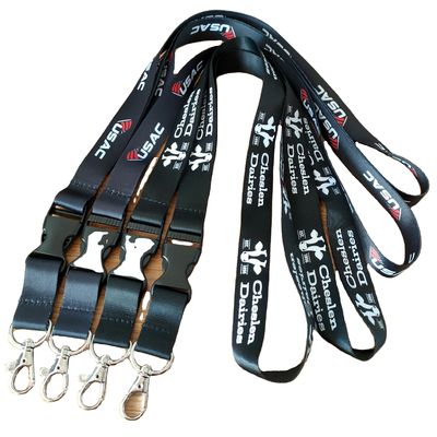 Sublimation Lanyards für Reisebüros 1 Farbdruck und Sicherheitsschnalle