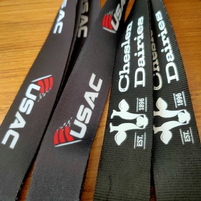 Sublimation Lanyards für Reisebüros 1 Farbdruck und Sicherheitsschnalle