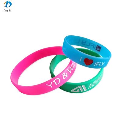 Custom Event Fundraising Silikon Rundband Armband mit ISO9001 Zertifizierung