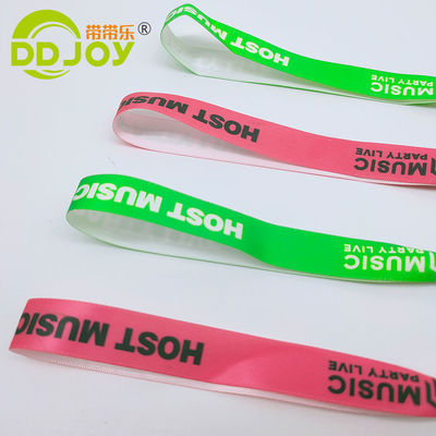 Geschlecht Bracelets aus gewebtem Band für Frauen in roter Farbe mit Kunststoffschiebeverriegelung