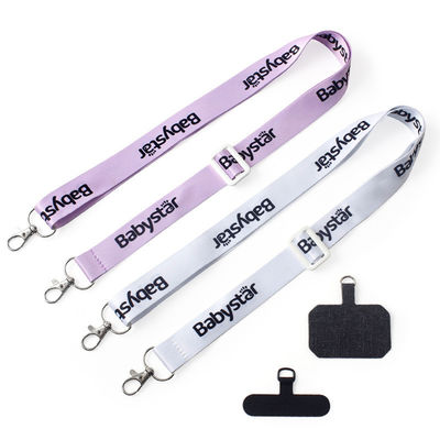 Druckmethode Personalisieren Sie einzelne kundenspezifische Sublimation Lanyards für die Ausstellungsförderung