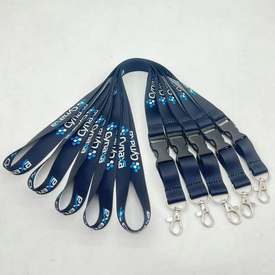 Druckmethode Personalisieren Sie einzelne kundenspezifische Sublimation Lanyards für die Ausstellungsförderung