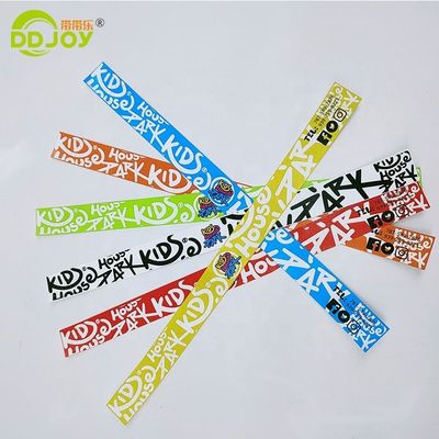 250*25mm/250*19mm Tränenbeständig Wasserdicht DuPont Tyvek Papier Armband für Veranstaltungen
