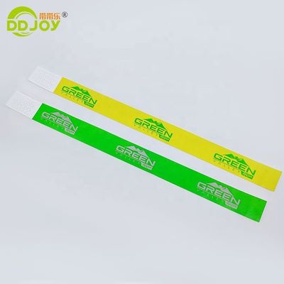 250*25mm/250*19mm Tränenbeständig Wasserdicht DuPont Tyvek Papier Armband für Veranstaltungen